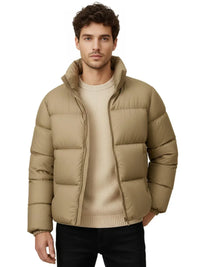 Thumbnail for Men's Down Puffer Jacket Short Coat Three-Proof Thermal Puffer Coat Top Trendy Down Jacket