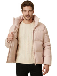 Thumbnail for Men's Down Puffer Jacket Short Coat Three-Proof Thermal Puffer Coat Top Trendy Down Jacket