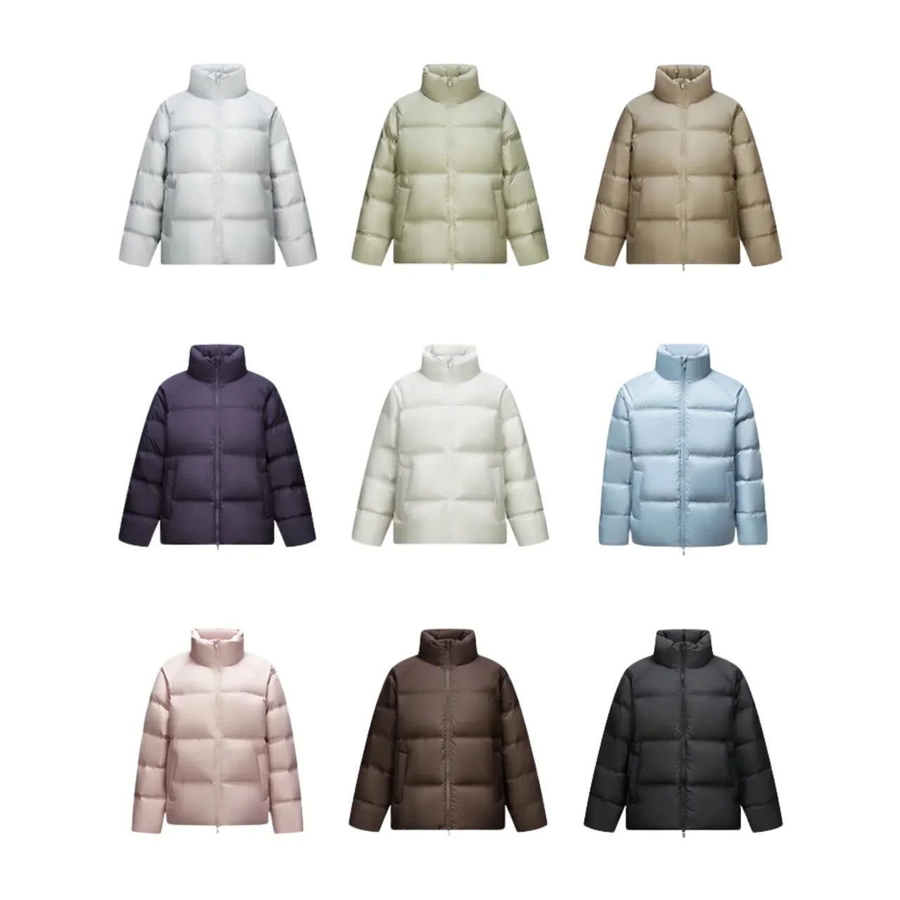 Men's Down Puffer Jacket Short Coat Three-Proof Thermal Puffer Coat Top Trendy Down Jacket