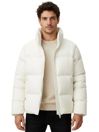 Thumbnail for Men's Down Puffer Jacket Short Coat Three-Proof Thermal Puffer Coat Top Trendy Down Jacket