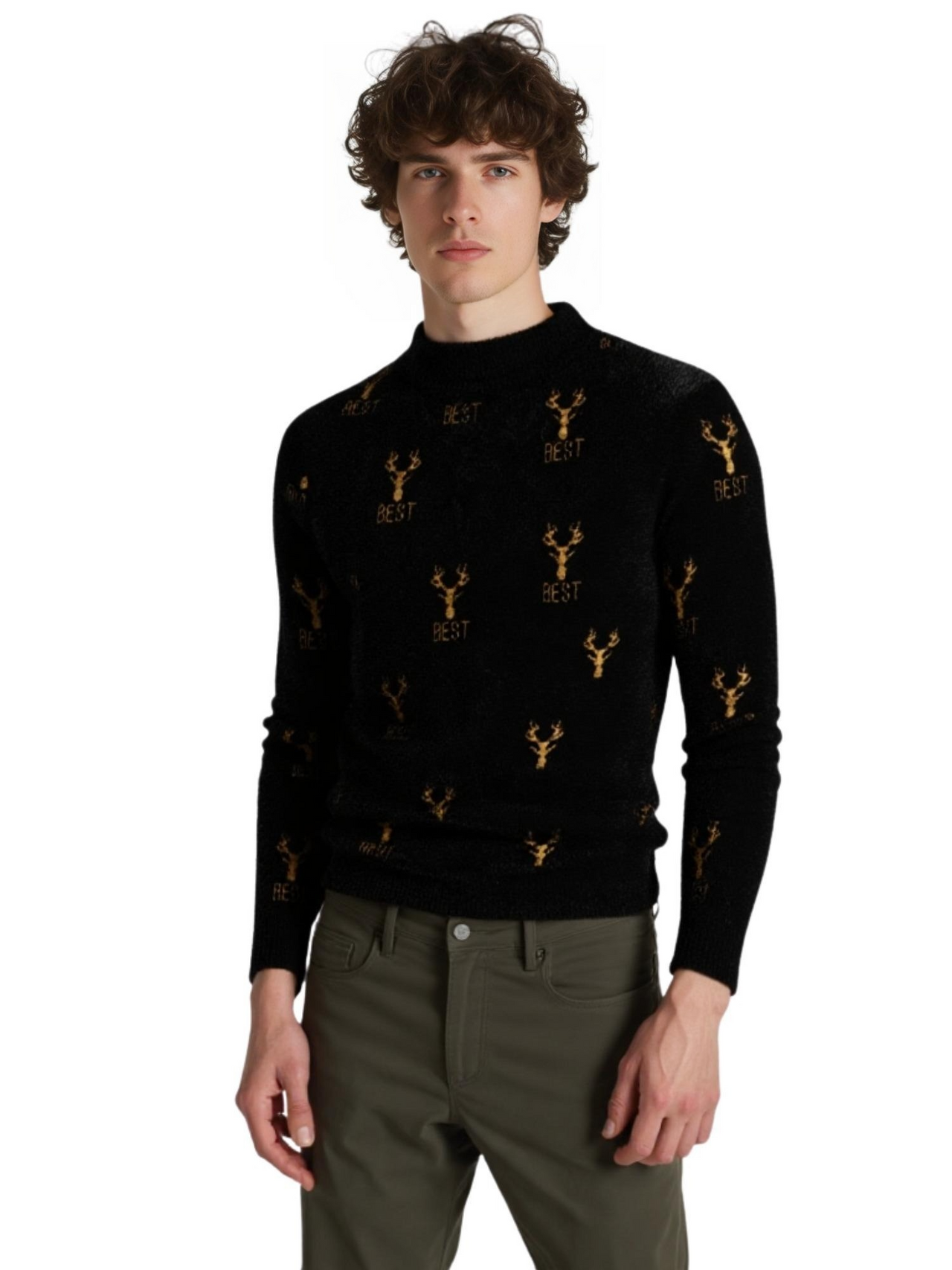 Men's Faux Mink Sweaters Soft and Comfortable Fashion Warm Knit Sweater, Drestiny, Sweaters, Fashion Sweaters, Men's Sweaters, Pullovers, Long Sleeves, S, M, L, XL, XXL, 2XL, XXXL, 3XL, Beige, Black, Khaki, Light Grey, Light Pink, United States, FR, Australia, United Kingdom, shopdrestiny.com