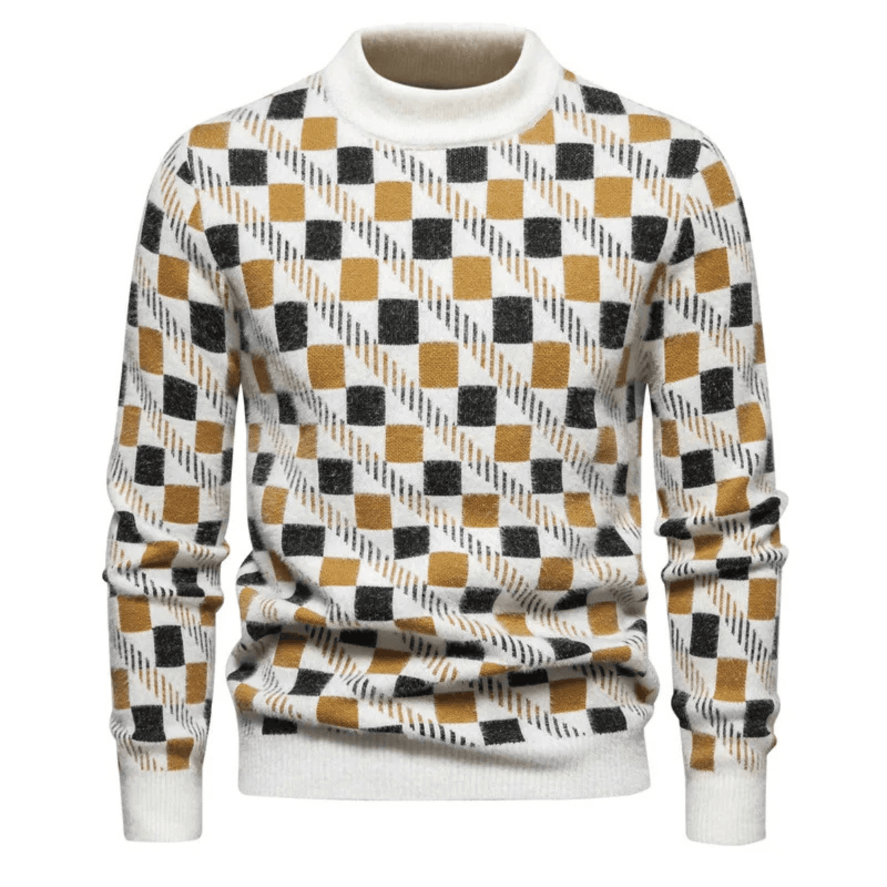 Men's Faux Mink Sweaters Soft and Comfortable Fashion Warm Knit Sweater, Drestiny, Sweaters, Fashion Sweaters, Men's Sweaters, Pullovers, Long Sleeves, S, M, L, XL, XXL, 2XL, XXXL, 3XL, Beige, Black, Khaki, Light Grey, Light Pink, United States, FR, Australia, United Kingdom, shopdrestiny.com