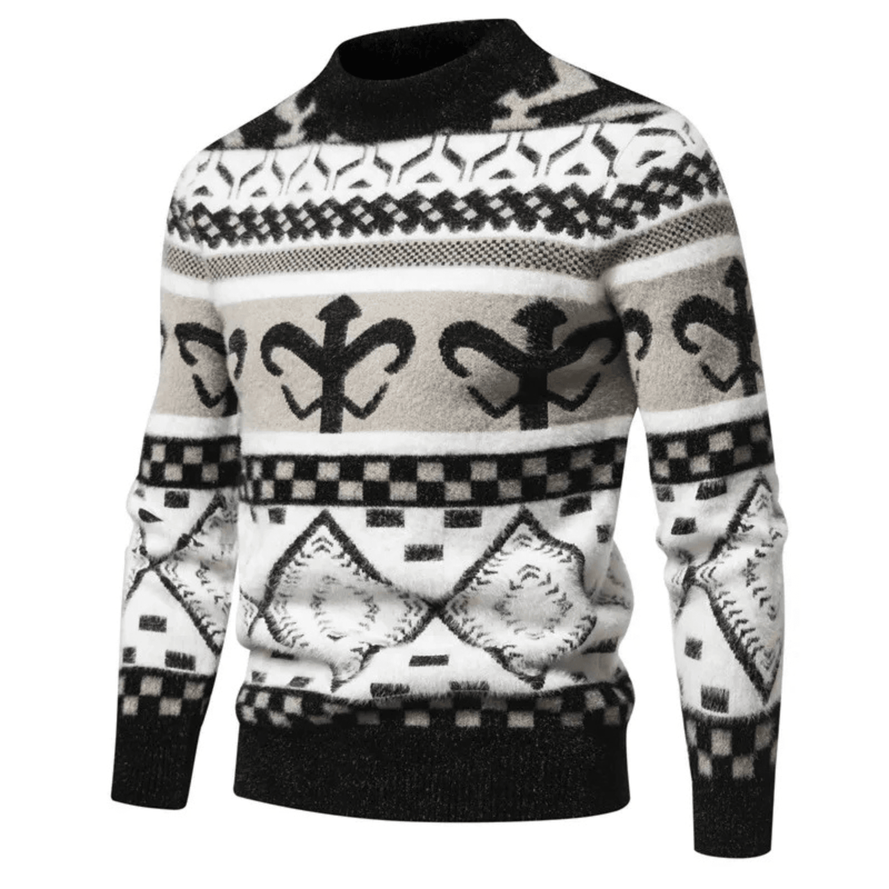Men's Faux Mink Sweaters Soft and Comfortable Fashion Warm Knit Sweater, Drestiny, Sweaters, Fashion Sweaters, Men's Sweaters, Pullovers, Long Sleeves, S, M, L, XL, XXL, 2XL, XXXL, 3XL, Beige, Black, Khaki, Light Grey, Light Pink, United States, FR, Australia, United Kingdom, shopdrestiny.com