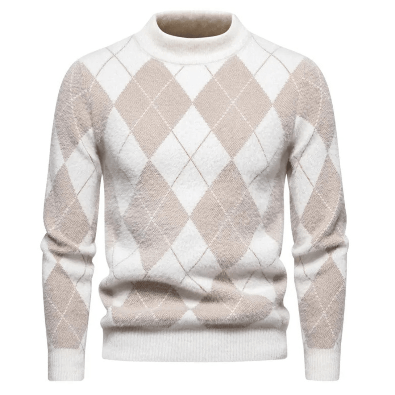 Men's Faux Mink Sweaters Soft and Comfortable Fashion Warm Knit Sweater, Drestiny, Sweaters, Fashion Sweaters, Men's Sweaters, Pullovers, Long Sleeves, S, M, L, XL, XXL, 2XL, XXXL, 3XL, Beige, Black, Khaki, Light Grey, Light Pink, United States, FR, Australia, United Kingdom, shopdrestiny.com
