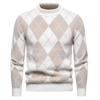 Thumbnail for Men's Faux Mink Sweaters Soft and Comfortable Fashion Warm Knit Sweater, Drestiny, Sweaters, Fashion Sweaters, Men's Sweaters, Pullovers, Long Sleeves, S, M, L, XL, XXL, 2XL, XXXL, 3XL, Beige, Black, Khaki, Light Grey, Light Pink, United States, FR, Australia, United Kingdom, shopdrestiny.com