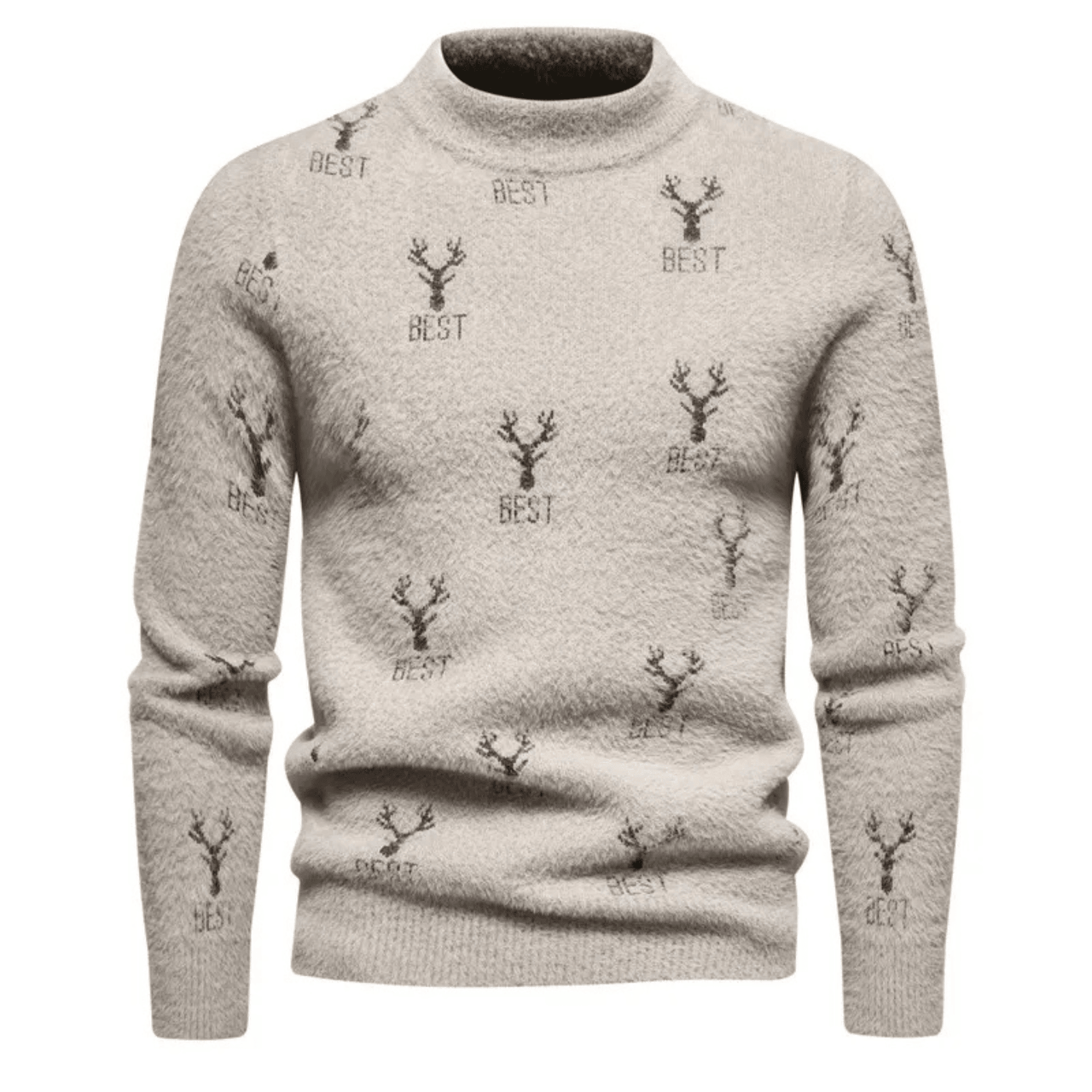 Men's Faux Mink Sweaters Soft and Comfortable Fashion Warm Knit Sweater, Drestiny, Sweaters, Fashion Sweaters, Men's Sweaters, Pullovers, Long Sleeves, S, M, L, XL, XXL, 2XL, XXXL, 3XL, Beige, Black, Khaki, Light Grey, Light Pink, United States, FR, Australia, United Kingdom, shopdrestiny.com