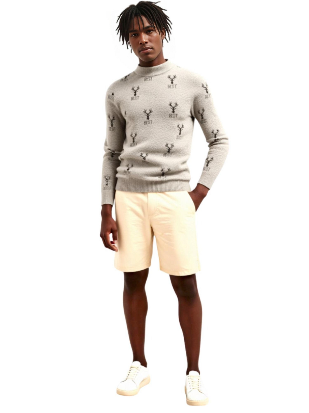 Men's Faux Mink Sweaters Soft and Comfortable Fashion Warm Knit Sweater, Drestiny, Sweaters, Fashion Sweaters, Men's Sweaters, Pullovers, Long Sleeves, S, M, L, XL, XXL, 2XL, XXXL, 3XL, Beige, Black, Khaki, Light Grey, Light Pink, United States, FR, Australia, United Kingdom, shopdrestiny.com