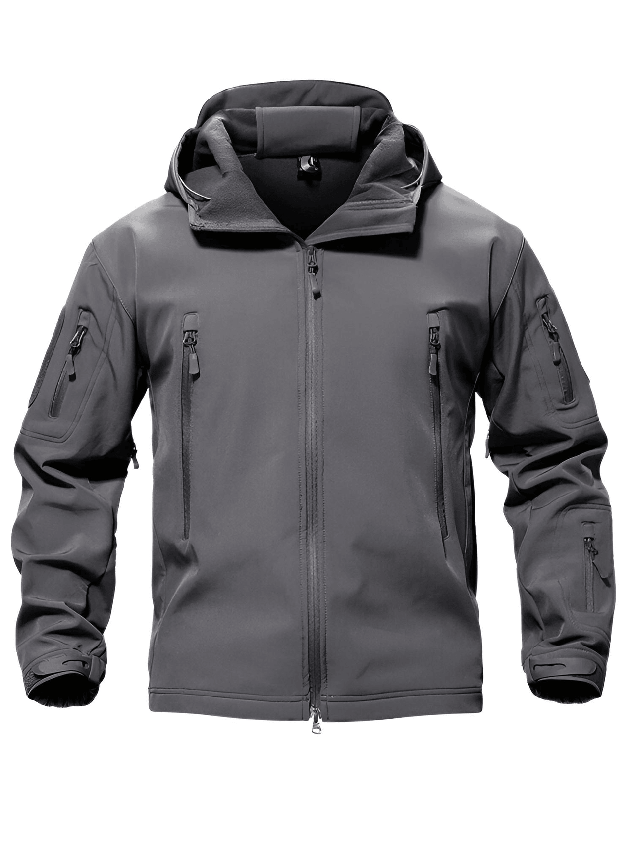 Men's Winter Jacket - Water-Resistant Soft Shell Coat with Hood & Fleece Lining -, Coats , Drestiny , Australia, Black, Blue, Blue Green, Brown, Canada, Coats, Coffee, Dark Brown, Green, Grey, Jackets, Khaki, L, Light Grey, M, Navy, Royal Blue, S, Sand, United Kingdom, United States, XL, XXL , Drestiny , www.shopdrestiny.com