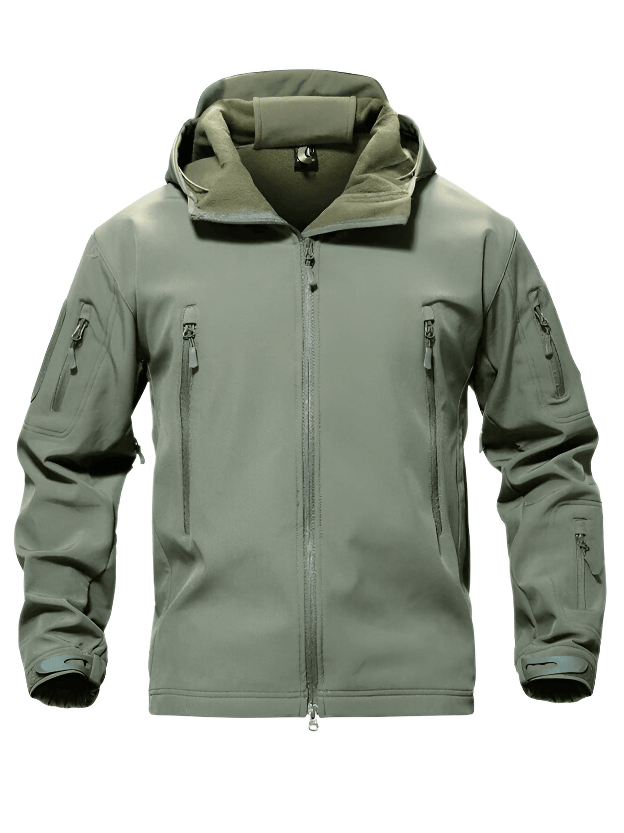 Men's Winter Jacket - Water-Resistant Soft Shell Coat with Hood & Fleece Lining -, Coats , Drestiny , Australia, Black, Blue, Blue Green, Brown, Canada, Coats, Coffee, Dark Brown, Green, Grey, Jackets, Khaki, L, Light Grey, M, Navy, Royal Blue, S, Sand, United Kingdom, United States, XL, XXL , Drestiny , www.shopdrestiny.com