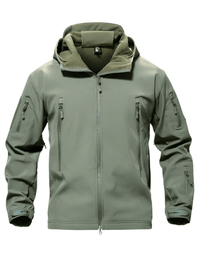 Thumbnail for Men's Winter Jacket - Water-Resistant Soft Shell Coat with Hood & Fleece Lining -, Coats , Drestiny , Australia, Black, Blue, Blue Green, Brown, Canada, Coats, Coffee, Dark Brown, Green, Grey, Jackets, Khaki, L, Light Grey, M, Navy, Royal Blue, S, Sand, United Kingdom, United States, XL, XXL , Drestiny , www.shopdrestiny.com