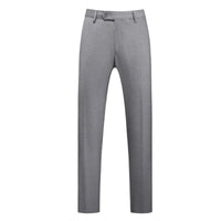 Thumbnail for Men's gray business casual pants on a white background
