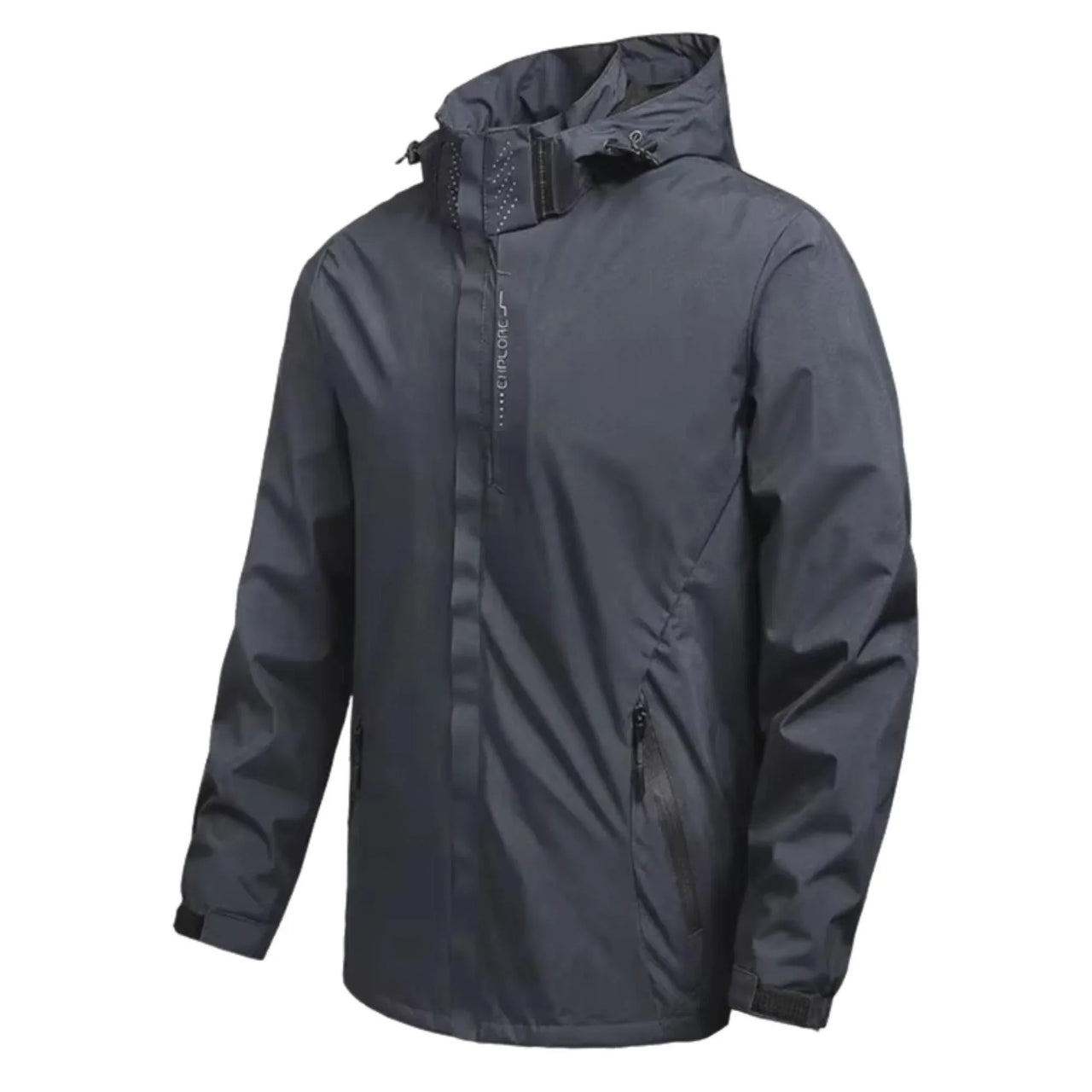 Men's Lightweight Rain Jacket With Hood Outdoor Waterproof Raincoat Streetwear Hiking Windproof Jacket Climbing Outdoor Jackets