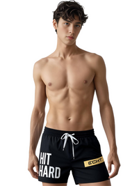 Thumbnail for Men's Hit HARD Gym Shorts -, Shorts , Drestiny , Army Green, Australia, Black, Blue, Canada, Gender_Men, Grey, L, M, Navy, New Zealand, Red, Shorts, United Kingdom, United States, White, XL, XXL, XXXL , Drestiny , www.shopdrestiny.com