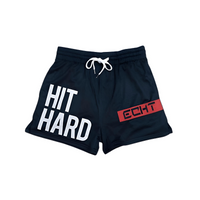 Thumbnail for Men's Hit HARD Gym Shorts -, Shorts , Drestiny , Army Green, Australia, Black, Blue, Canada, Gender_Men, Grey, L, M, Navy, New Zealand, Red, Shorts, United Kingdom, United States, White, XL, XXL, XXXL , Drestiny , www.shopdrestiny.com