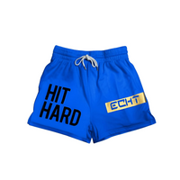 Thumbnail for Men's Hit HARD Gym Shorts -, Shorts , Drestiny , Army Green, Australia, Black, Blue, Canada, Gender_Men, Grey, L, M, Navy, New Zealand, Red, Shorts, United Kingdom, United States, White, XL, XXL, XXXL , Drestiny , www.shopdrestiny.com