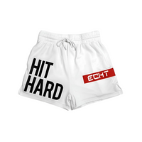 Thumbnail for Men's Hit HARD Gym Shorts -, Shorts , Drestiny , Army Green, Australia, Black, Blue, Canada, Gender_Men, Grey, L, M, Navy, New Zealand, Red, Shorts, United Kingdom, United States, White, XL, XXL, XXXL , Drestiny , www.shopdrestiny.com