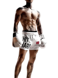 Thumbnail for Men's Hit HARD Gym Shorts -, Shorts , Drestiny , Army Green, Australia, Black, Blue, Canada, Gender_Men, Grey, L, M, Navy, New Zealand, Red, Shorts, United Kingdom, United States, White, XL, XXL, XXXL , Drestiny , www.shopdrestiny.com