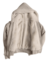 Thumbnail for Men's Hooded Canvas Short Jacket with Faux Fur Inside Loose Casual Hoodie, Drestiny, Coats, Jackets, United States, USA, Canada, Australia, New Zealand, United Kingdom, UK, Black, Khaki, S, M, L, XL, men's hooded short jacket, men's short hooded jacket, men's hooded short jackets, short hooded jacket men's canvas, black men's hooded short jacket, khaki men's hooded short jacket, shopdrestiny.com