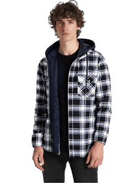 Thumbnail for Men's Hooded Flannel Jacket -, Jacket , Drestiny , 4XL, Australia, Black, Blue, Brown, Coats, Grey, Jackets, L, M, Navy, Red, United Kingdom, United States, White, XL, XXL, XXXL , Drestiny , www.shopdrestiny.com
