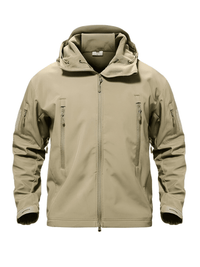 Thumbnail for Men's Winter Jacket - Water-Resistant Soft Shell Coat with Hood & Fleece Lining -, Coats , Drestiny , Australia, Black, Blue, Blue Green, Brown, Canada, Coats, Coffee, Dark Brown, Green, Grey, Jackets, Khaki, L, Light Grey, M, Navy, Royal Blue, S, Sand, United Kingdom, United States, XL, XXL , Drestiny , www.shopdrestiny.com