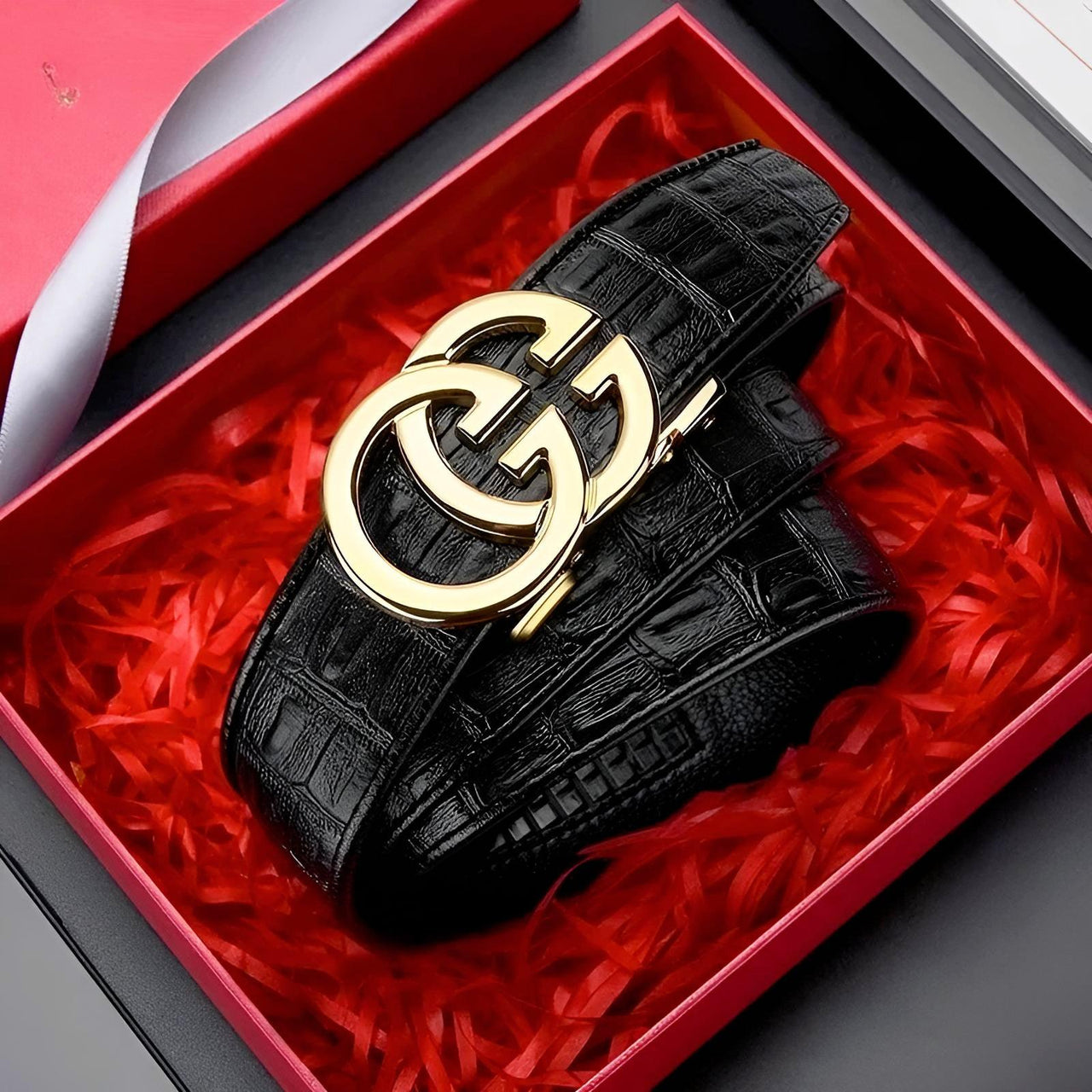 Men's Leather Belt Metal Alloy Automatic Buckle Brand Luxury Design Waist Belts For Men -, Belts , Drestiny , Australia, Belts, Black, Canada, Gender_Men, Gold, New Zealand, Silver, United Kingdom, United States , Drestiny , www.shopdrestiny.com