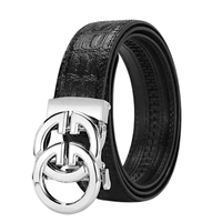 Thumbnail for Men's Leather Belt Metal Alloy Automatic Buckle Brand Luxury Design Waist Belts For Men -, Belts , Drestiny , Australia, Belts, Black, Canada, Gender_Men, Gold, New Zealand, Silver, United Kingdom, United States , Drestiny , www.shopdrestiny.com
