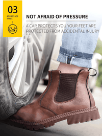Thumbnail for Men's Leather Work Boots - Indestructible! -, Boots , Drestiny , Australia, Black, Boots, Brown, FR, New Zealand, Saddle Brown, Sienna, United Kingdom, United States, Work Boots , Drestiny , www.shopdrestiny.com