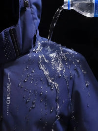 Thumbnail for Men's Lightweight Rain Jacket With Hood Outdoor Waterproof Raincoat Streetwear Hiking Windproof Jacket Climbing Outdoor Jackets