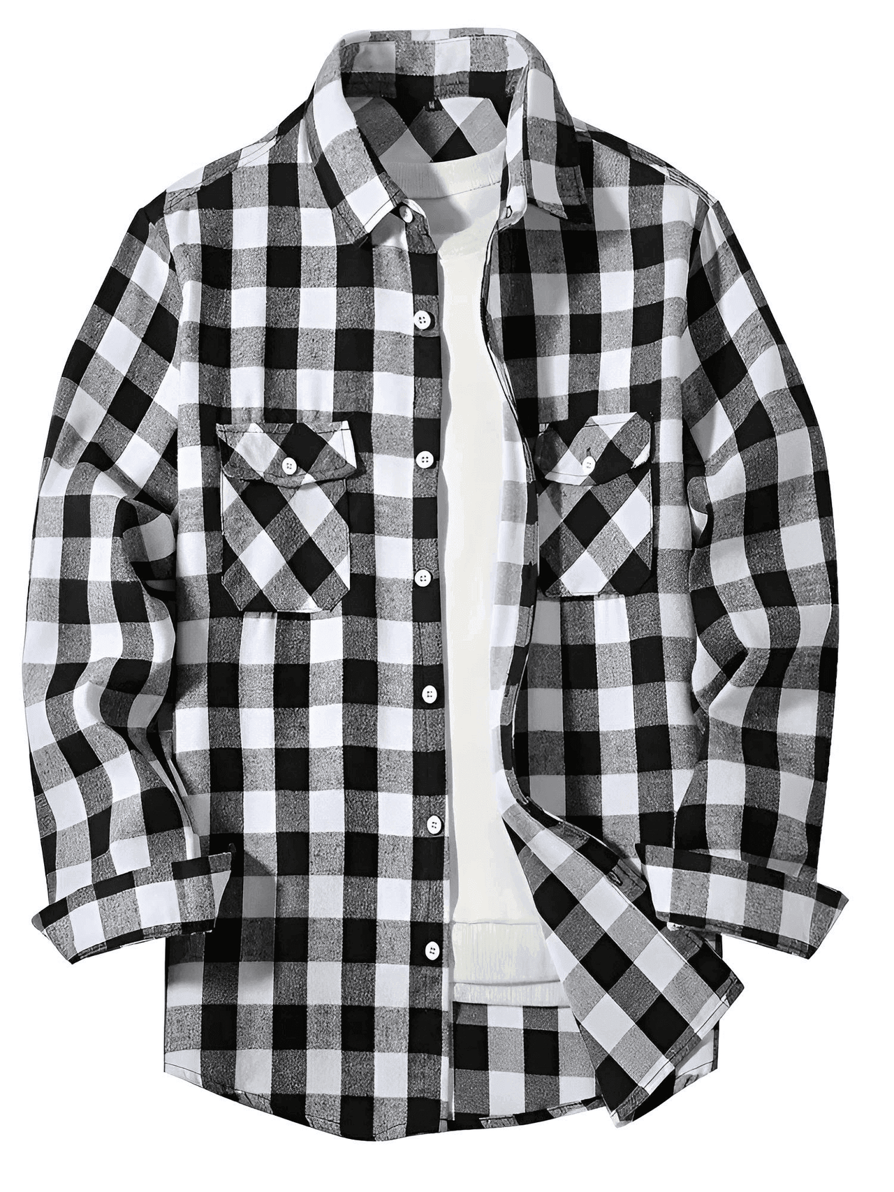 Men's Long Sleeve Plaid Checkered Shirt -, Flannel Shirt , Drestiny , Australia, Black, Blue, Canada, Casual Shirts, Green, L, Long Sleeves, M, New Zealand, Purple, Red, S, United Kingdom, United States, White, XL, XXL, XXXL, Yellow , Drestiny , www.shopdrestiny.com