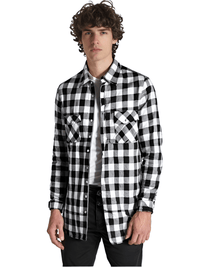 Thumbnail for Men's Long Sleeve Plaid Checkered Shirt -, Flannel Shirt , Drestiny , Australia, Black, Blue, Canada, Casual Shirts, Green, L, Long Sleeves, M, New Zealand, Purple, Red, S, United Kingdom, United States, White, XL, XXL, XXXL, Yellow , Drestiny , www.shopdrestiny.com