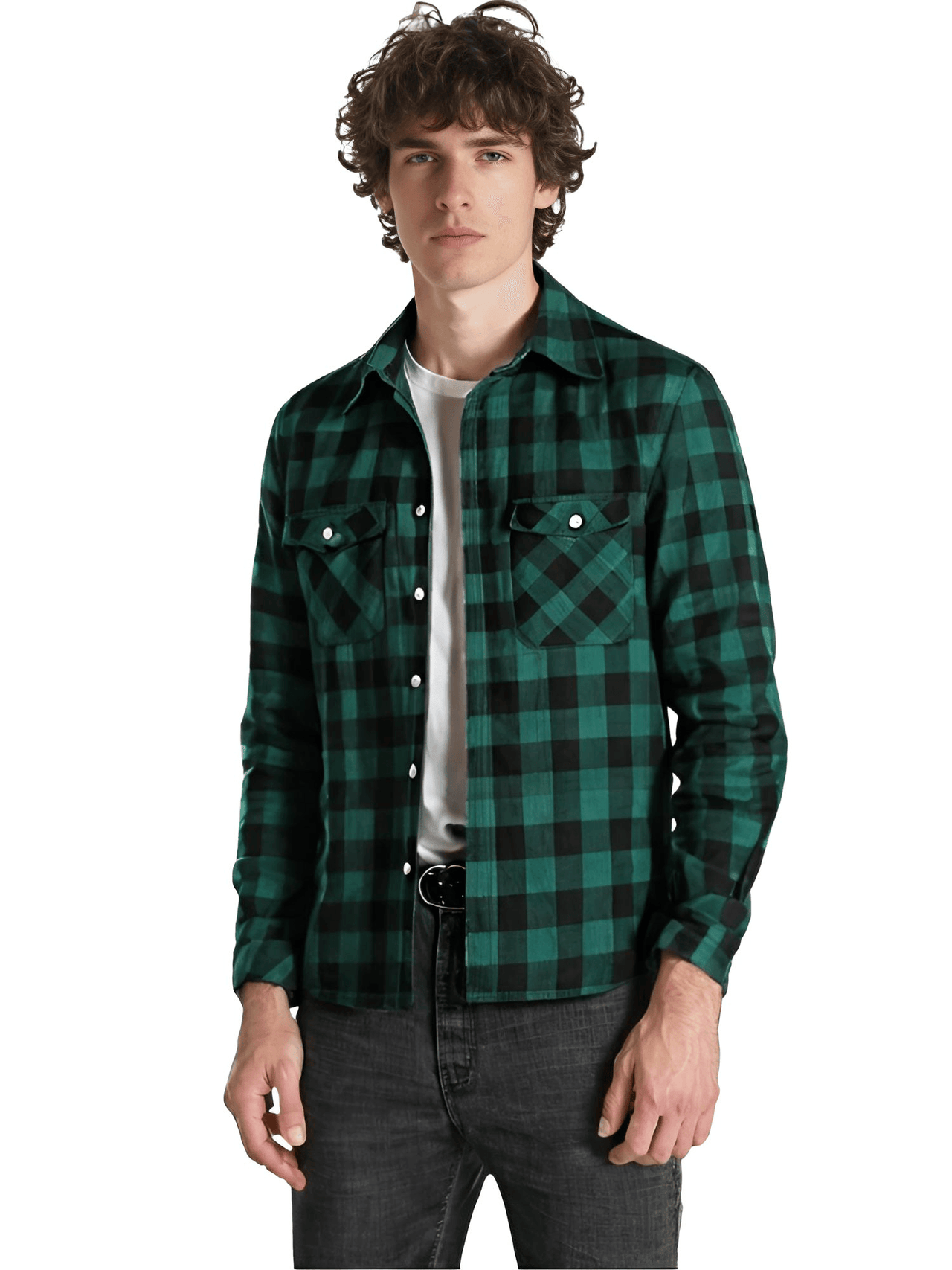 Men's Long Sleeve Plaid Checkered Shirt -, Flannel Shirt , Drestiny , Australia, Black, Blue, Canada, Casual Shirts, Green, L, Long Sleeves, M, New Zealand, Purple, Red, S, United Kingdom, United States, White, XL, XXL, XXXL, Yellow , Drestiny , www.shopdrestiny.com