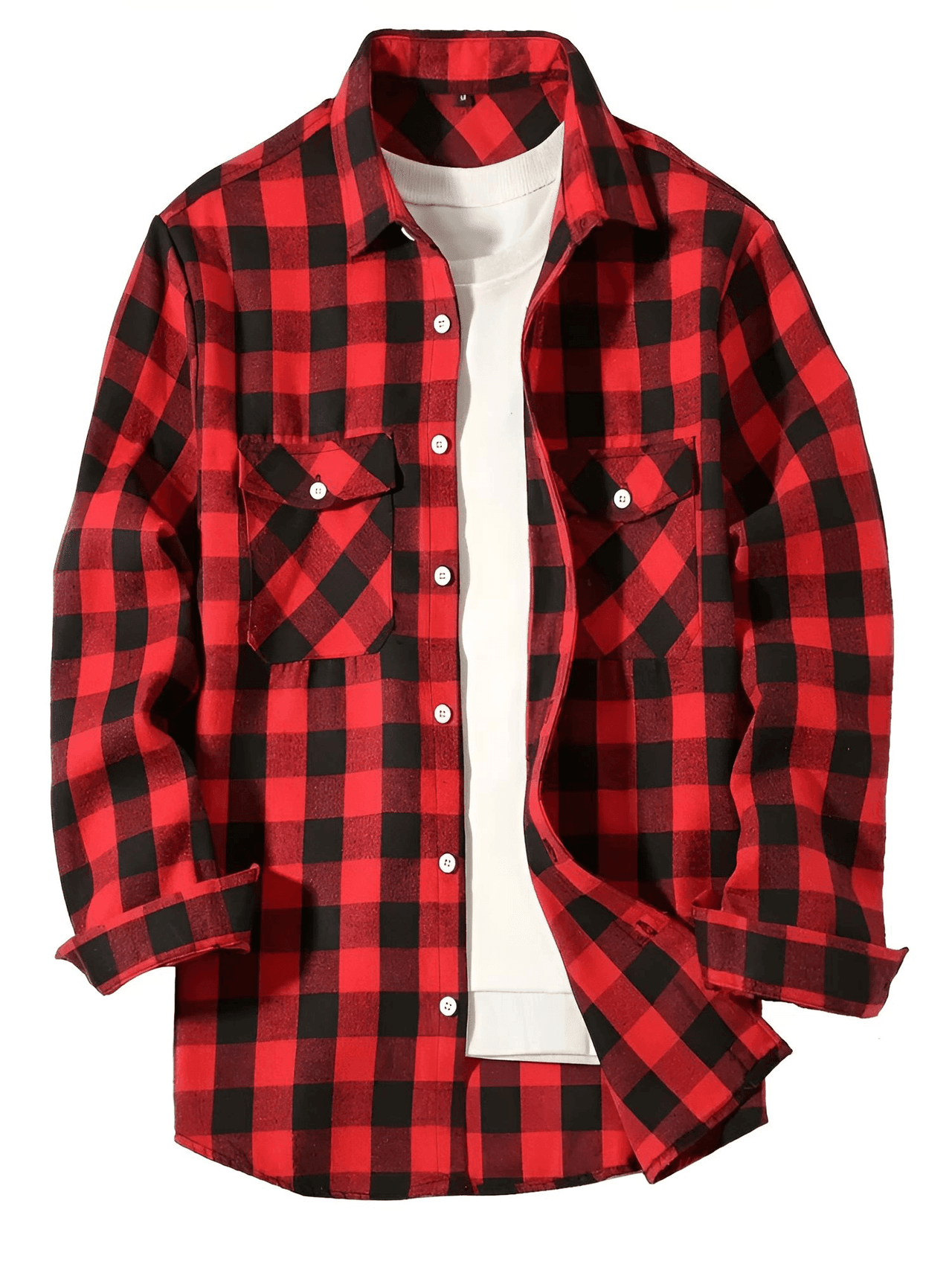 Men's Long Sleeve Plaid Checkered Shirt -, Flannel Shirt , Drestiny , Australia, Black, Blue, Canada, Casual Shirts, Green, L, Long Sleeves, M, New Zealand, Purple, Red, S, United Kingdom, United States, White, XL, XXL, XXXL, Yellow , Drestiny , www.shopdrestiny.com