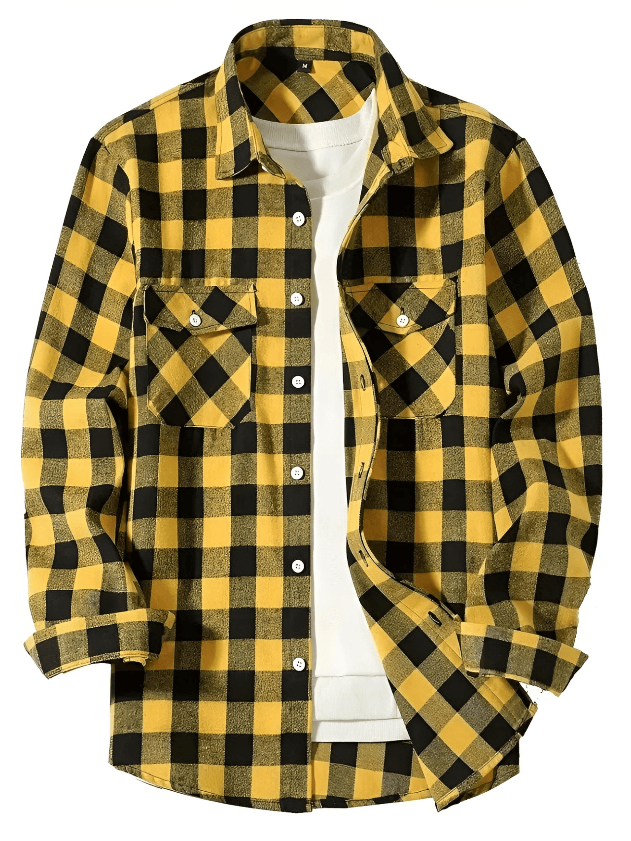 Men's Long Sleeve Plaid Checkered Shirt -, Flannel Shirt , Drestiny , Australia, Black, Blue, Canada, Casual Shirts, Green, L, Long Sleeves, M, New Zealand, Purple, Red, S, United Kingdom, United States, White, XL, XXL, XXXL, Yellow , Drestiny , www.shopdrestiny.com
