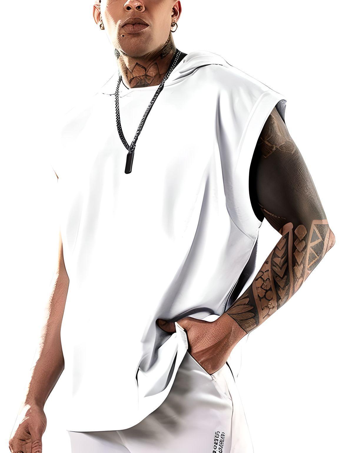 Men's Loose Hooded Short Sleeve Shirt -, Hoodies , Drestiny , Army Green, Australia, Black, Dark Green, Gender_Men, Grey, Hoodies, L, M, New Zealand, Red, Short Sleeves, Sleeveless, T-Shirts, Tank Tops, United Kingdom, United States, White, XL, XXL , Drestiny , www.shopdrestiny.com