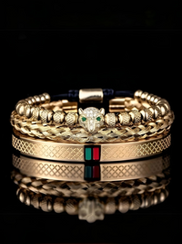 Thumbnail for Men's Luxury Bracelets -, Bracelets , Drestiny , Australia, Black, Bracelets, Canada, FR, Gender_Men, Gold, Green, New Zealand, Red, Silver, United Kingdom, United States , Drestiny , www.shopdrestiny.com