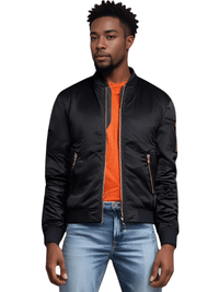 Thumbnail for Men's Military Bomber Jacket - In 16 Colors! -, Bomber Jackets , Drestiny , 4XL, Army Green, Australia, Azure Blue, Black, Blue Green, Bomber Jackets, Canada, Dark Blue, Grey, Khaki, L, Light Blue, Light Grey, M, Maroon, Navy, New Zealand, Olive Green, Orange, Sky Blue, United Kingdom, United States, White, XL, XXL, XXXL , Drestiny , www.shopdrestiny.com