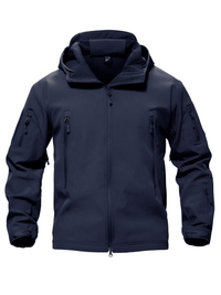 Thumbnail for Men's Winter Jacket - Water-Resistant Soft Shell Coat with Hood & Fleece Lining -, Coats , Drestiny , Australia, Black, Blue, Blue Green, Brown, Canada, Coats, Coffee, Dark Brown, Green, Grey, Jackets, Khaki, L, Light Grey, M, Navy, Royal Blue, S, Sand, United Kingdom, United States, XL, XXL , Drestiny , www.shopdrestiny.com