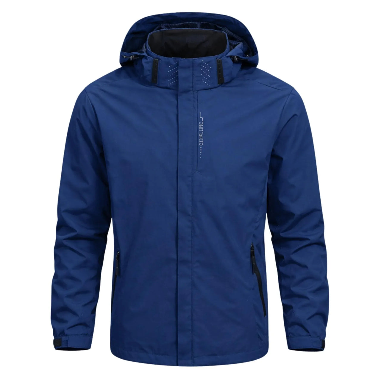 Men's Lightweight Rain Jacket With Hood Outdoor Waterproof Raincoat Streetwear Hiking Windproof Jacket Climbing Outdoor Jackets