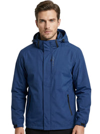 Thumbnail for Men's Lightweight Rain Jacket With Hood Outdoor Waterproof Raincoat Streetwear Hiking Windproof Jacket Climbing Outdoor Jackets