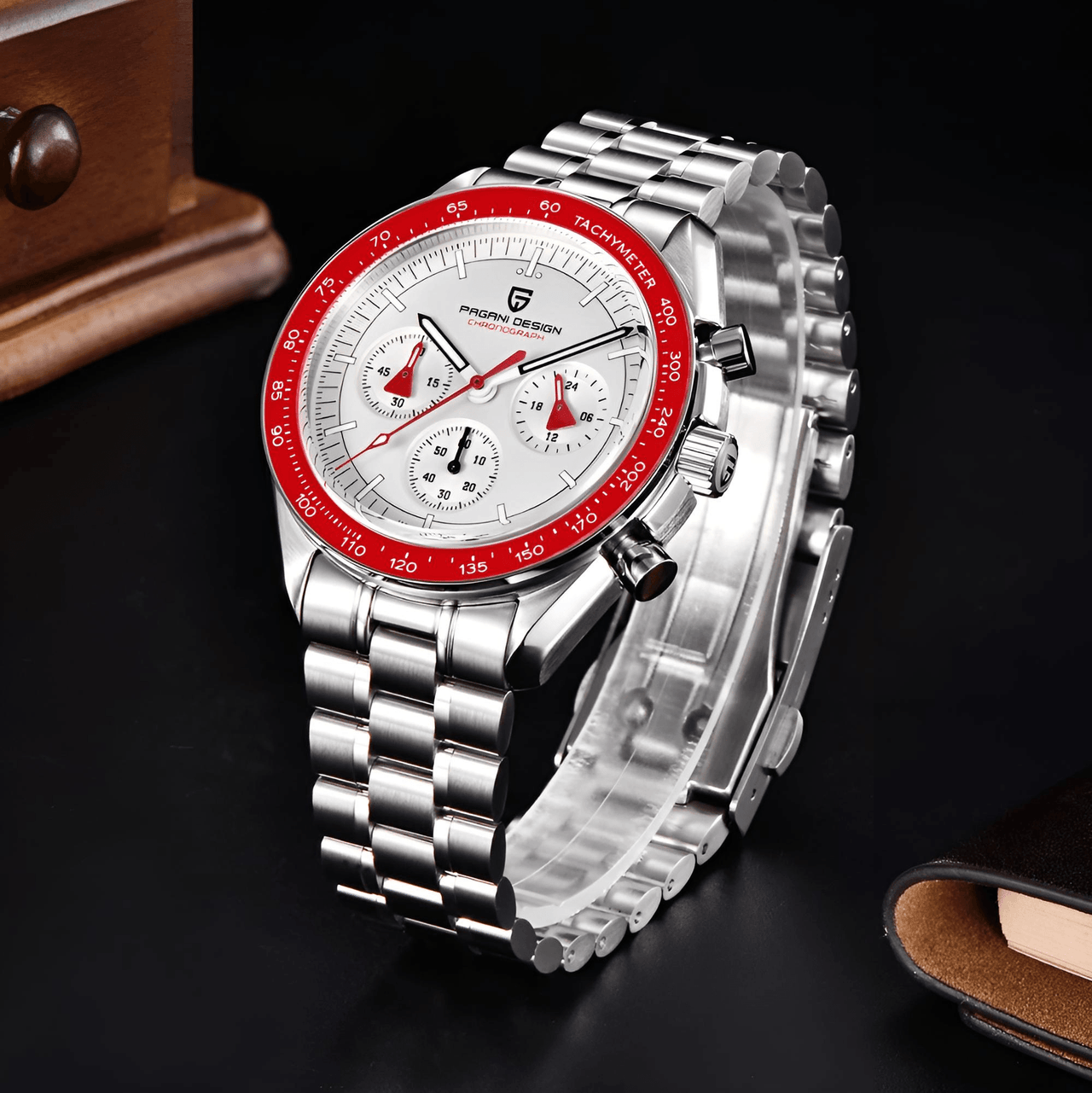 Men's Omega Speedmaster Moonwatch Homage Watches Luxury Quartz Wrist Watch For Men AR Sapphire Speed Chronograph Automatic Date, Watches, Speedmaster Moonwatch Homage, Affordable Speedmaster Homage, Best Speedmaster Homage Watches,  Moonwatch Homage under $500, Pagani Speedmaster Homage, United States, USA, Canada, Australia, New Zealand, United Kingdom, UK, Red, Black, White, Silver Gold, Gold, Blue, Sky Blue, Ice Blue, shopdrestiny.com