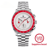 Thumbnail for Men's Omega Speedmaster Moonwatch Homage Watches Luxury Quartz Wrist Watch For Men AR Sapphire Speed Chronograph Automatic Date, Watches, Speedmaster Moonwatch Homage, Affordable Speedmaster Homage, Best Speedmaster Homage Watches,  Moonwatch Homage under $500, Pagani Speedmaster Homage, United States, USA, Canada, Australia, New Zealand, United Kingdom, UK, Red, Black, White, Silver Gold, Gold, Blue, Sky Blue, Ice Blue, shopdrestiny.com