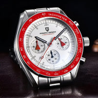 Thumbnail for Men's Omega Speedmaster Moonwatch Homage Watches Luxury Quartz Wrist Watch For Men AR Sapphire Speed Chronograph Automatic Date, Watches, Speedmaster Moonwatch Homage, Affordable Speedmaster Homage, Best Speedmaster Homage Watches,  Moonwatch Homage under $500, Pagani Speedmaster Homage, United States, USA, Canada, Australia, New Zealand, United Kingdom, UK, Red, Black, White, Silver Gold, Gold, Blue, Sky Blue, Ice Blue, shopdrestiny.com