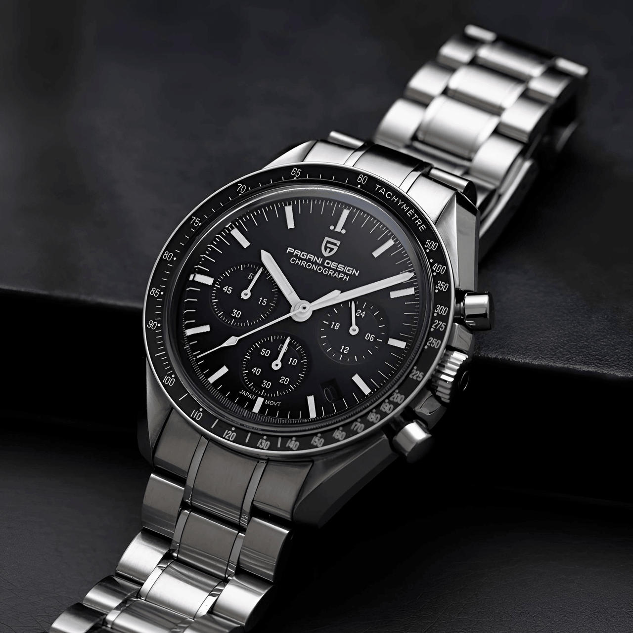 Men's Omega Speedmaster Moonwatch Homage Watches Luxury Quartz Wrist Watch For Men AR Sapphire Speed Chronograph Automatic Date, Watches, Speedmaster Moonwatch Homage, Affordable Speedmaster Homage, Best Speedmaster Homage Watches,  Moonwatch Homage under $500, Pagani Speedmaster Homage, United States, USA, Canada, Australia, New Zealand, United Kingdom, UK, Red, Black, White, Silver Gold, Gold, Blue, Sky Blue, Ice Blue, shopdrestiny.com