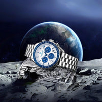 Thumbnail for Men's Omega Speedmaster Moonwatch Homage Watches Luxury Quartz Wrist Watch For Men AR Sapphire Speed Chronograph Automatic Date, Watches, Speedmaster Moonwatch Homage, Affordable Speedmaster Homage, Best Speedmaster Homage Watches,  Moonwatch Homage under $500, Pagani Speedmaster Homage, United States, USA, Canada, Australia, New Zealand, United Kingdom, UK, Red, Black, White, Silver Gold, Gold, Blue, Sky Blue, Ice Blue, shopdrestiny.com