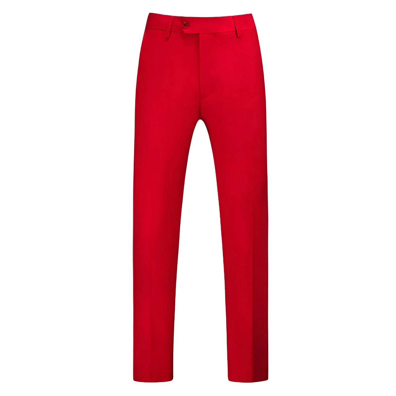 Men's red pants on a white background