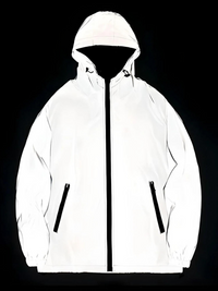 Thumbnail for Men's reflective jacket on a black background