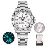 Thumbnail for Men's Rolex Explorer II Homage Watch Automatic Mechanical Watches GMT Watch 42mm Sapphire Stainless Steel Waterproof Watch, Drestiny, Best Rolex Explorer II Homage, Explorer II Homage Under $500, Steinhart Ocean One GMT, Rolex Explorer II Alternative, Budget Explorer II Watch, Watches, Silver, Black, White, United States, USA, Australia, New Zealand, United Kingdom, UK, shopdrestiny.com