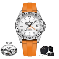 Thumbnail for Men's Rolex Explorer II Homage Watch Automatic Mechanical Watches GMT Watch 42mm Sapphire Stainless Steel Waterproof Watch, Drestiny, Best Rolex Explorer II Homage, Explorer II Homage Under $500, Steinhart Ocean One GMT, Rolex Explorer II Alternative, Budget Explorer II Watch, Watches, Silver, Black, White, United States, USA, Australia, New Zealand, United Kingdom, UK, shopdrestiny.com