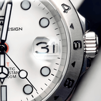 Thumbnail for Men's Rolex Explorer II Homage Watch Automatic Mechanical Watches GMT Watch 42mm Sapphire Stainless Steel Waterproof Watch, Drestiny, Best Rolex Explorer II Homage, Explorer II Homage Under $500, Steinhart Ocean One GMT, Rolex Explorer II Alternative, Budget Explorer II Watch, Watches, Silver, Black, White, United States, USA, Australia, New Zealand, United Kingdom, UK, shopdrestiny.com
