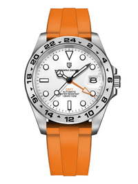 Thumbnail for Men's Rolex Explorer II Homage Watch Automatic Mechanical Watches GMT Watch 42mm Sapphire Stainless Steel Waterproof Watch, Drestiny, Best Rolex Explorer II Homage, Explorer II Homage Under $500, Steinhart Ocean One GMT, Rolex Explorer II Alternative, Budget Explorer II Watch, Watches, Silver, Black, White, United States, USA, Australia, New Zealand, United Kingdom, UK, shopdrestiny.com